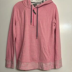 T by Talbots woman’s long-sleeve pink hoody w pockets Size Mp